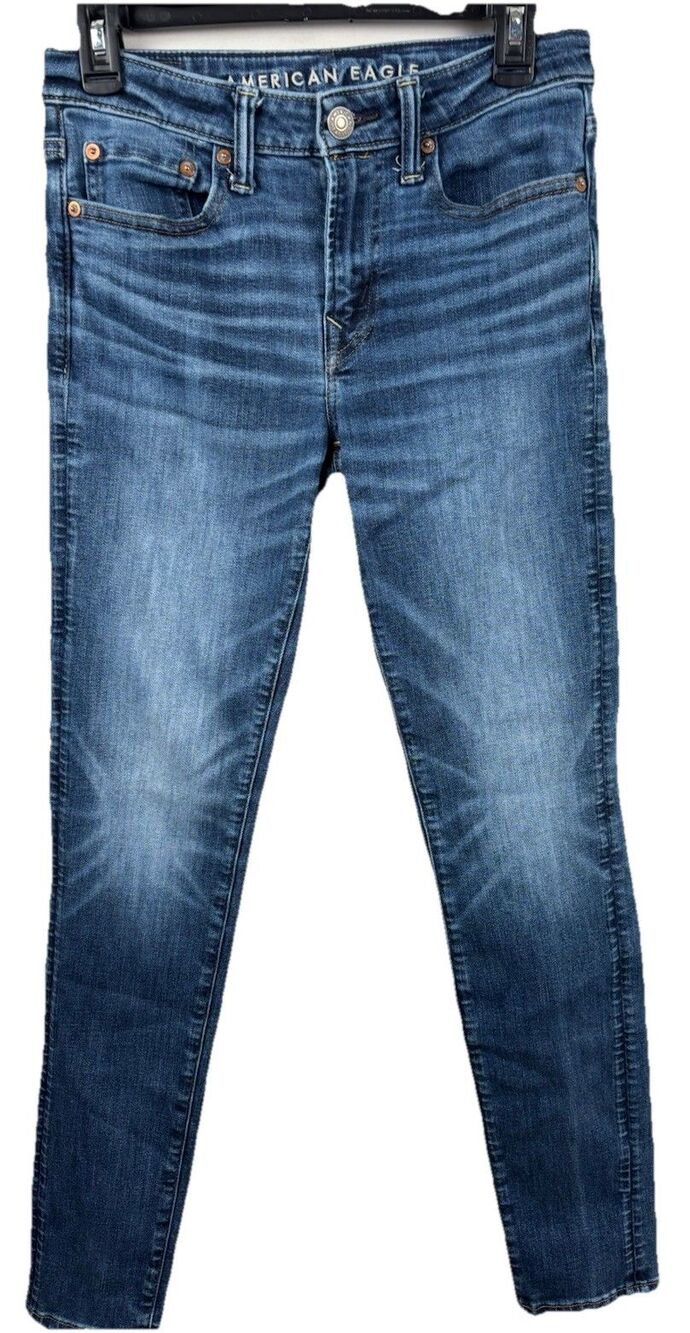 American Eagle Jeans Mens 30x32 Blue  Skinny Airflex+ Stretch Denim